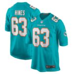Chasen Hines Miami Dolphins Nike Team Game Jersey -  Aqua- 49Native