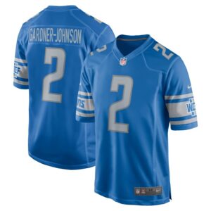 Chauncey Gardner-Johnson Detroit Lions Nike Game Player Jersey - Blue- 49Native