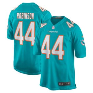Chop Robinson Miami Dolphins Nike 2024 NFL Draft First Round Pick Player Game Jersey - Aqua- 49Native