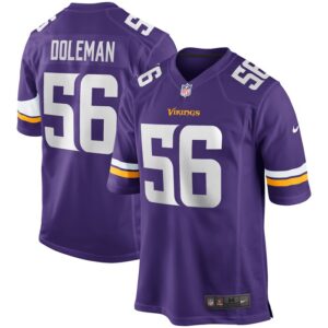 Chris Doleman Minnesota Vikings Nike Game Retired Player Jersey - Purple- 49Native