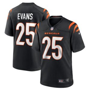 Chris Evans Cincinnati Bengals Nike Game Jersey - Black- 49Native