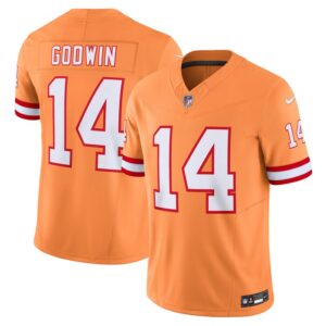 Chris Godwin Tampa Bay Buccaneers Nike Vapor F.U.S.E. Limited Jersey - Orange- 49Native