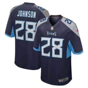 Chris Johnson Tennessee Titans Nike Retired Player Game Jersey - Navy- 49Native