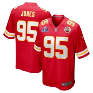 Chris Jones Kansas City Chiefs Nike Super Bowl LVIII Game Jersey - Red- 49Native