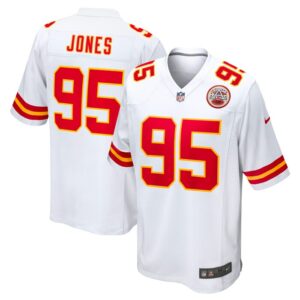 Chris Jones Kansas City Chiefs Nike  Game Jersey - White- 49Native