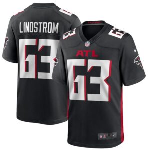 Chris Lindstrom Atlanta Falcons Nike Game Jersey - Black- 49Native