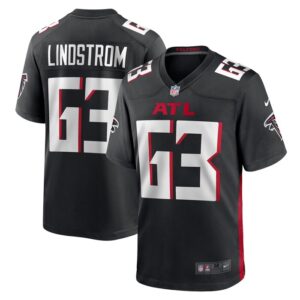 Chris Lindstrom Atlanta Falcons Nike Team Game Jersey -  Black- 49Native
