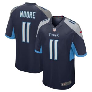 Chris Moore Tennessee Titans Nike  Game Jersey -  Navy- 49Native