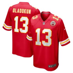Chris Oladokun Kansas City Chiefs Nike  Game Jersey -  Red- 49Native