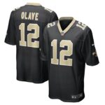 Chris Olave New Orleans Saints Nike Player Game Jersey - Black- 49Native
