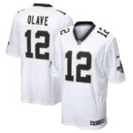 Chris Olave New Orleans Saints Nike Game Player Jersey - White- 49Native