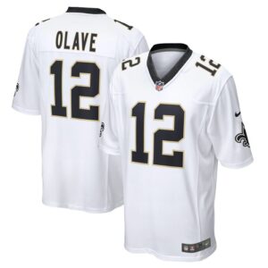 Chris Olave New Orleans Saints Nike Game Player Jersey - White- 49Native