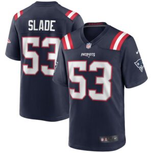 Chris Slade New England Patriots Nike Game Retired Player Jersey - Navy- 49Native