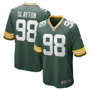 Chris Slayton Green Bay Packers Nike Game Player Jersey - Green- 49Native