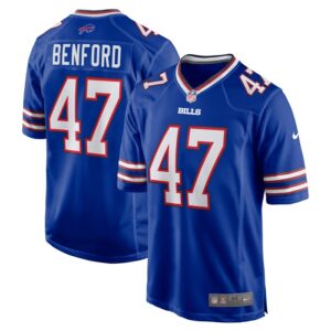 Christian Benford Buffalo Bills Nike Game Jersey - Royal- 49Native