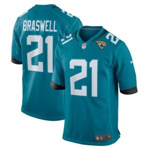Christian Braswell Jacksonville Jaguars Nike Team Game Jersey -  Teal- 49Native