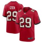 Christian Izien Tampa Bay Buccaneers Nike  Game Jersey -  Red- 49Native
