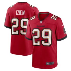 Christian Izien Tampa Bay Buccaneers Nike  Game Jersey -  Red- 49Native