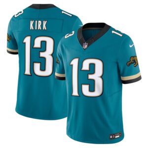 Christian Kirk Jacksonville Jaguars Nike Prowler Throwback Vapor F.U.S.E. Limited Jersey - Teal- 49Native