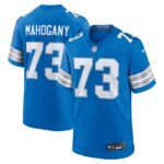 Christian Mahogany Detroit Lions Nike Team Game Jersey -  Blue- 49Native