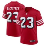 Christian McCaffrey San Francisco 49ers Nike Alternate Game Player Jersey - Scarlet- 49Native