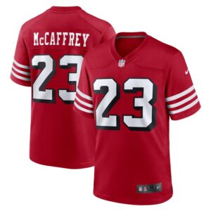 Christian McCaffrey San Francisco 49ers Nike Alternate Game Player Jersey - Scarlet- 49Native