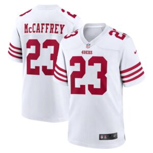 Christian McCaffrey San Francisco 49ers Nike Game Player Jersey - White- 49Native