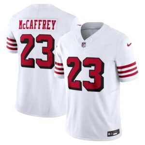 Christian McCaffrey San Francisco 49ers Nike Vapor F.U.S.E. Limited Jersey - White- 49Native