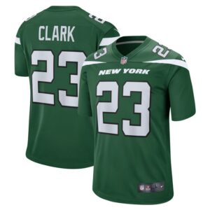Chuck Clark New York Jets Nike Team Game Jersey - Gotham Green- 49Native
