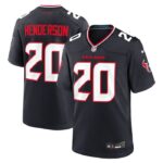 C.J. Henderson Houston Texans Nike Team Game Jersey -  Navy- 49Native