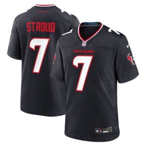 C.J. Stroud Houston Texans Nike Game Jersey - Navy- 49Native