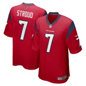 CJ Stroud Houston Texans Nike 2023 NFL Draft First Round Pick Alternate Game Jersey - Red- 49Native