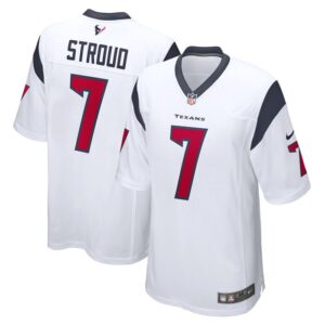 CJ Stroud Houston Texans Nike 2023 NFL Draft First Round Pick Game Jersey - White- 49Native