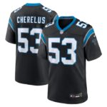 Claudin Cherelus Carolina Panthers Nike Team Game Jersey -  Black- 49Native
