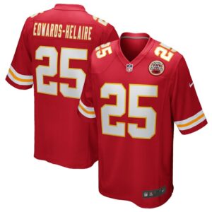 Clyde Edwards-Helaire Kansas City Chiefs Nike Player Game Jersey - Red- 49Native