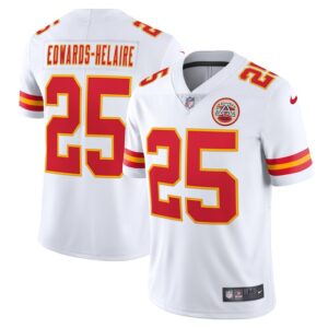 Clyde Edwards-Helaire Kansas City Chiefs Nike Vapor Limited Jersey - White- 49Native