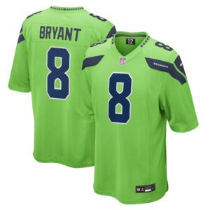 Coby Bryant Seattle Seahawks Nike  Game Jersey - Neon Green- 49Native