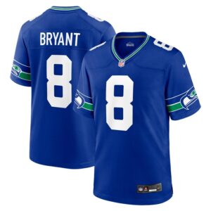 Coby Bryant Seattle Seahawks Nike Throwback Player Game Jersey - Royal- 49Native