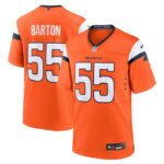 Cody Barton Denver Broncos Nike Game Jersey -  Orange- 49Native
