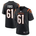 Cody Ford Cincinnati Bengals Nike Game Jersey - Black- 49Native