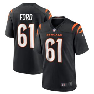 Cody Ford Cincinnati Bengals Nike Game Jersey - Black- 49Native