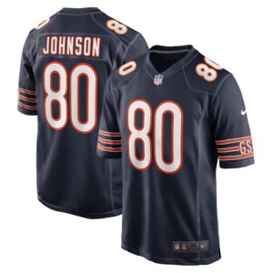 Collin Johnson Chicago Bears Nike  Game Jersey -  Navy- 49Native