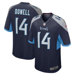 Colton Dowell Tennessee Titans Nike Team Game Jersey -  Navy- 49Native