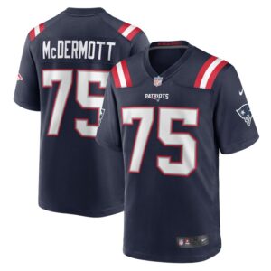Conor McDermott New England Patriots Nike Home Game Player Jersey - Navy- 49Native