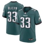 Cooper DeJean Philadelphia Eagles Nike 2024 NFL Draft Game Jersey - Green- 49Native