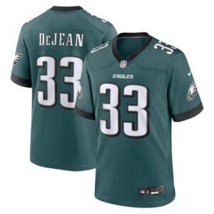 Cooper DeJean Philadelphia Eagles Nike 2024 NFL Draft Game Jersey - Green- 49Native