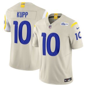 Cooper Kupp Los Angeles Rams Nike Alternate Vapor F.U.S.E. Limited Jersey - Bone- 49Native