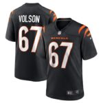 Cordell Volson Cincinnati Bengals Nike Game Player Jersey - Black- 49Native