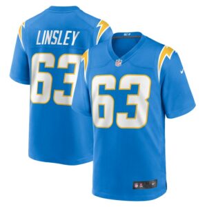 Corey Linsley Los Angeles Chargers Nike Game Player Jersey - Powder Blue- 49Native