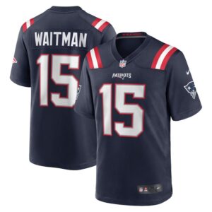 Corliss Waitman New England Patriots Nike Game Jersey - Navy- 49Native